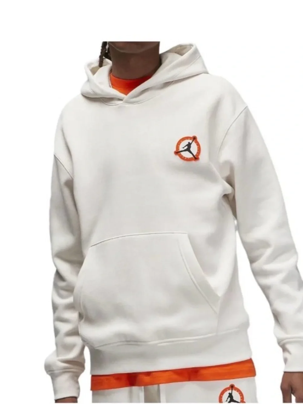 Air Jordan Flight MVP Graphic Fleece Pullover Hoodie - 'Phantom' Wheaties sz S